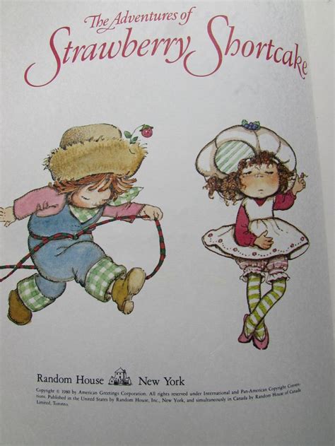 The Adventures Of Strawberry Shortcake By Random House And New York