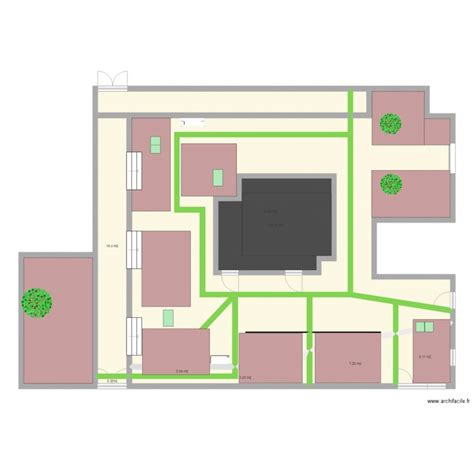 Collège Plan Dessiné Par Emzy