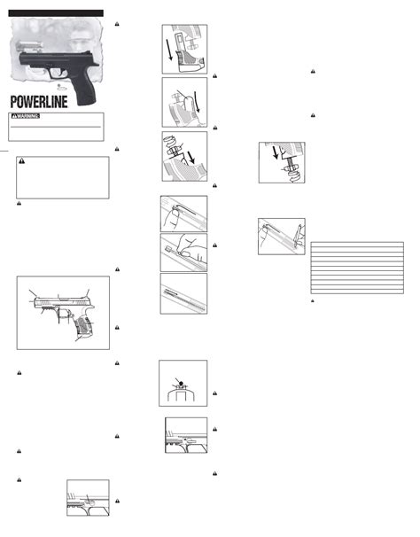 Daisy PowerLine 415 Pistol User Manual 2 Pages Also For PowerLine