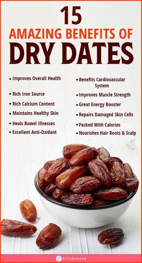 7 Benefits Of Dry Dates For Health And Their Nutritional Value Food
