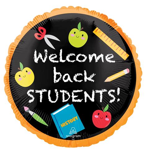 Welcome Back Students 4314701 Funnyballoonspr