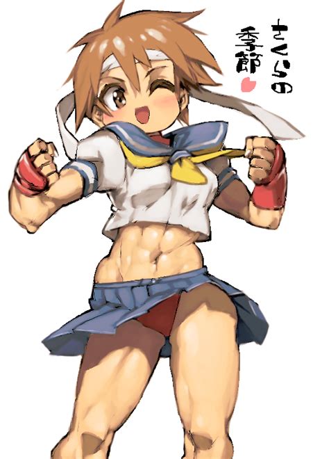 Kasugano Sakura Street Fighter Drawn By Ysk Danbooru