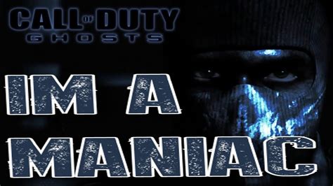 Call Of Duty Ghosts Maniac Killstreak Youtube