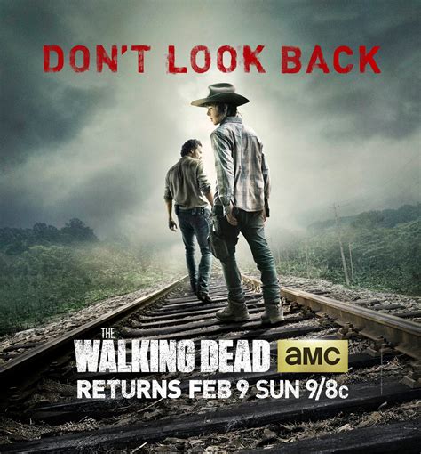The Walking Dead Season 4 Poster Featuring Andrew Lincoln And Chandler