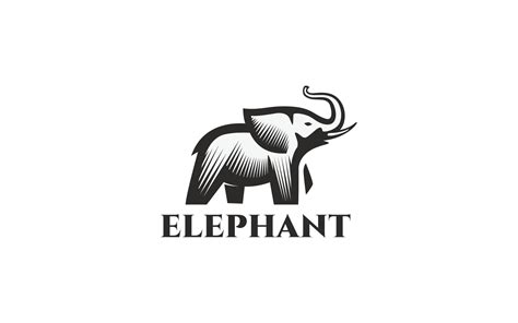 Elephant Logo Template #70015 gambar png