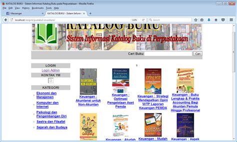 Contoh Aplikasi Perpustakaan Menggunakan Php Bunafit Komputer