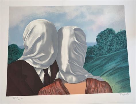 After René Magritte Les Amants 20th Century Surrealist