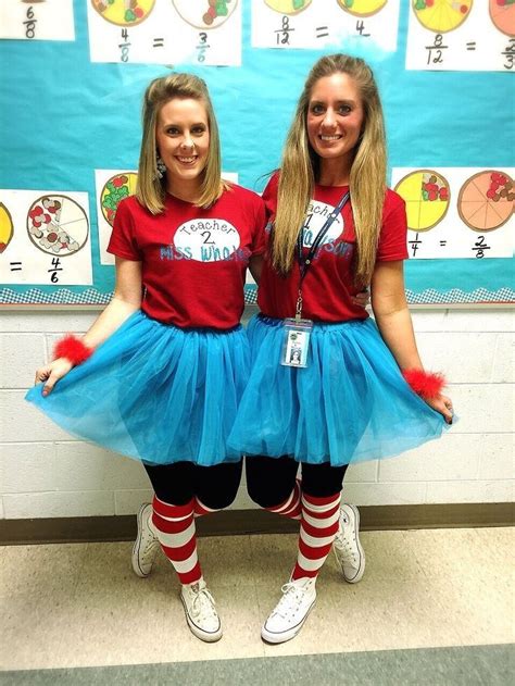 Dr Seuss Diy Costumes Seussical Costumes Teacher Halloween Costumes