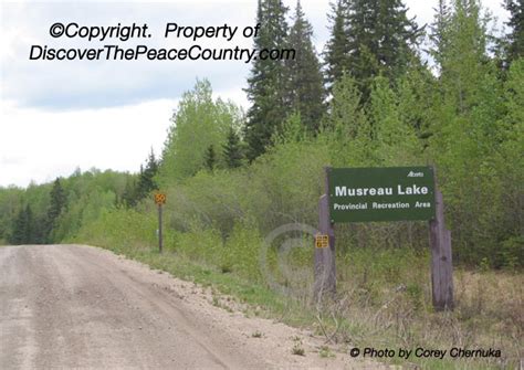 Musreau Lake Provincial Recreation Area Alberta Photo Of The Sign