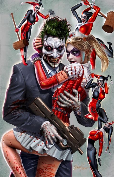 Joker And Harley Quinn High Quality 11 X 17 Digital
