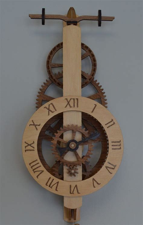 Diadem Wooden Gear Clocks Diy Clock Kits Wooden Gear Clock