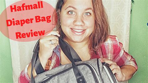 Diaper Bag Review Hafmall Duffle Bag Youtube