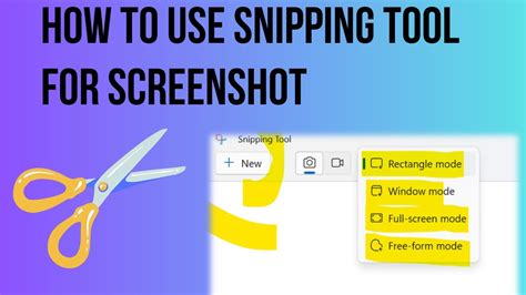 How To Use Snipping Tool For Capturing Screenshots Youtube