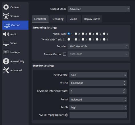 AMF HW Encoder Options And Information Obsproject Obs Studio GitHub Wiki