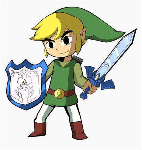 The Legend Of Zelda Clipart Toon Link Toon Link Walking Legend Of