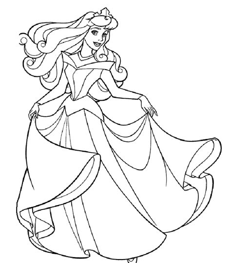 Free Printable Princess Coloring Coloring Pages