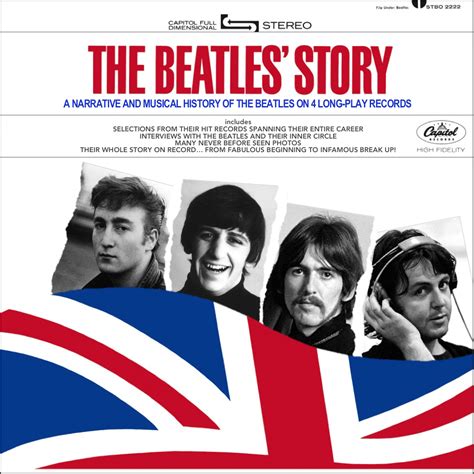 The Beatles Story Beatles Art Long Play Record Rock And Roll Bands