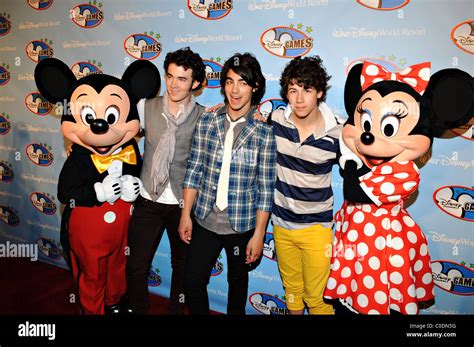 Jonas Brothers Disney Channel Games At Walt Disney World Red Carpet