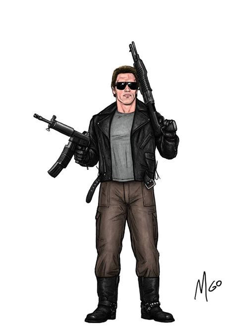 Page 01 Of The Terminator Characters Illustrated By Mgo In 2020