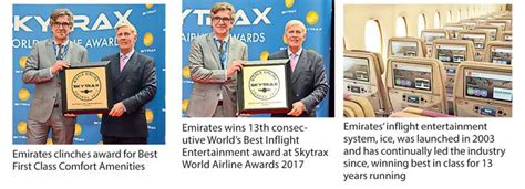 Emirates Wins 13th Consecutive Worlds Best Inflight Entertainment