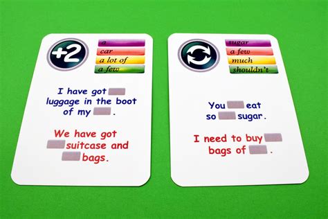 Creativo Zestaw Edukacyjny Fun Card English Countable And Uncountable
