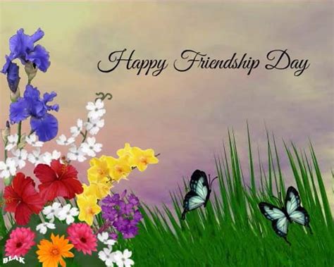 Friends Are Flowers Free Happy Friendship Day Ecards Greeting Cards