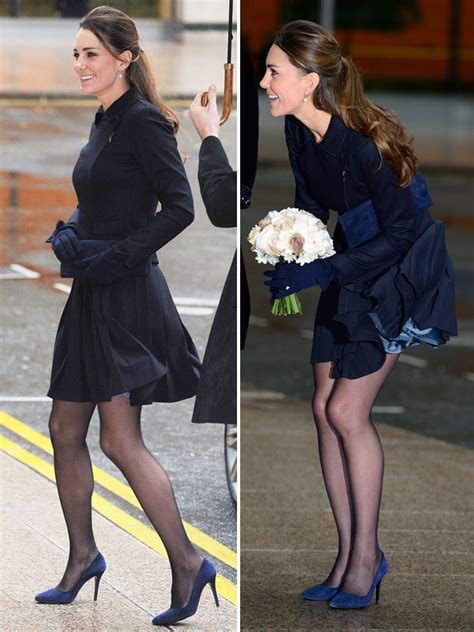Kate Middletons Wardrobe Malfunction — Her Skirt Blows Up During