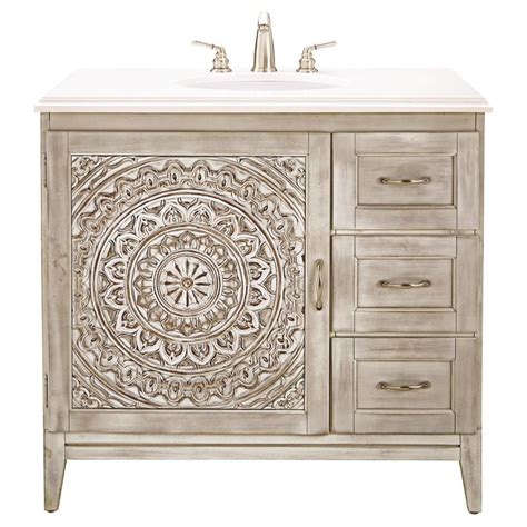There are many bathroom vanity ideas that you can choose. Home Decorators Collection Chennai 37 in. W Single Vanity ...