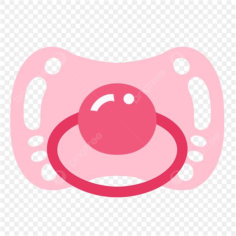 漫画赤ちゃん小さな新鮮なピンクのおしゃぶりイラスト画像とpsdフリー素材透過の無料ダウンロード Pngtree