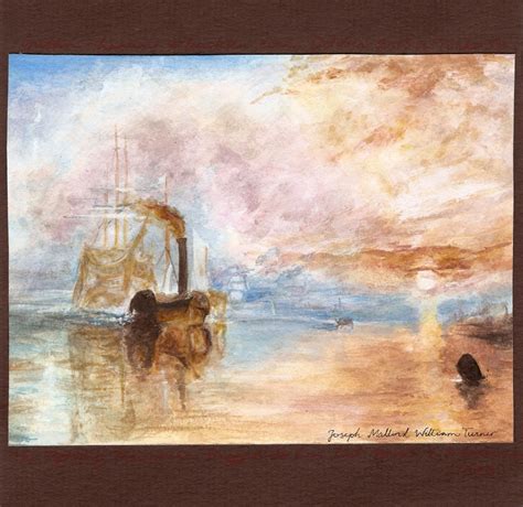 Study Of The Fighting Temeraire By Jmw Turner By Haawan On Deviantart