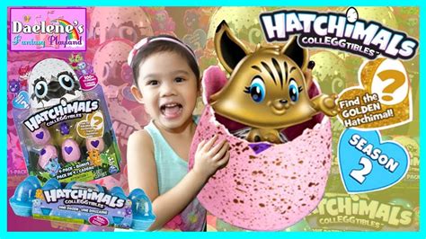 Cute Hatchimals Colleggtibles Season 2 A Quest To Find The Golden