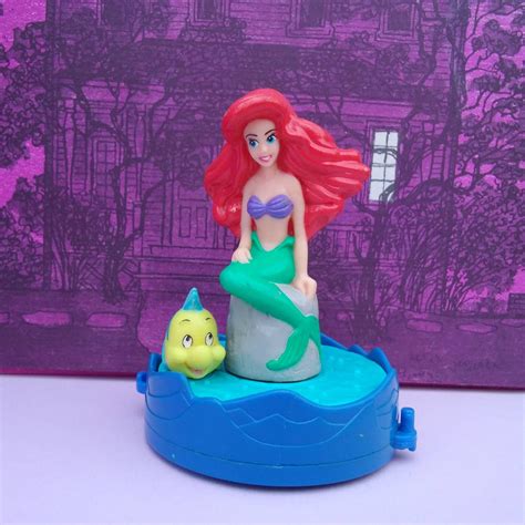 Little Mermaid Toys Ariel Hair Ariel And Flounder Elmo Sesame Street Mcdonalds Toys Happy