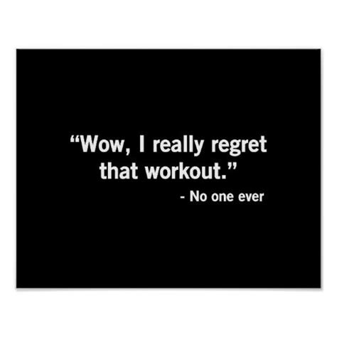Workout Regret Never Regret Regrets Fitness Motivation Tool Design