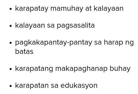 Limang Karapatang Ekonomiko Sosyal At Kultural Brainlyph