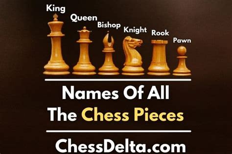 Names Of All The Chess Pieces With Pictures And Facts Chess Delta