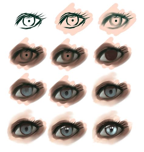 Eye Step By Step By Ryky On Deviantart Eye Drawing Concept Art Images