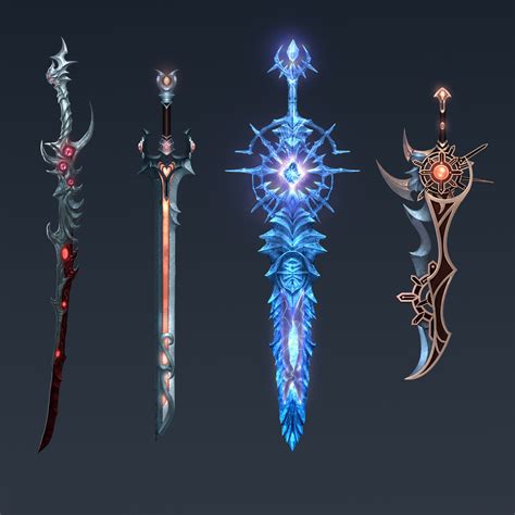 Sword Anime Weapons Sci Fi Weapons Weapon Concept Art Armor Concept
