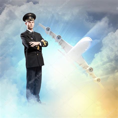 Image Of Male Pilot — Stock Photo © Sergeynivens 21205813