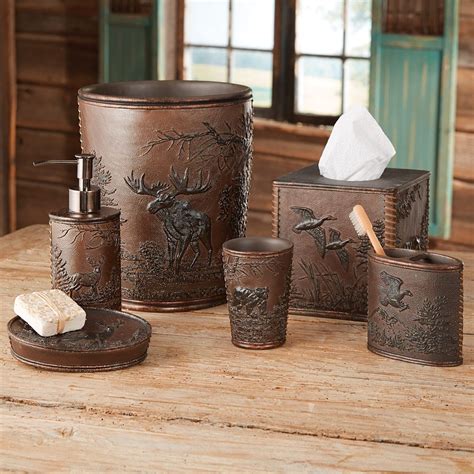 Bear Bathroom Accessories Sets Rustic Bathroom Accessories Rustic