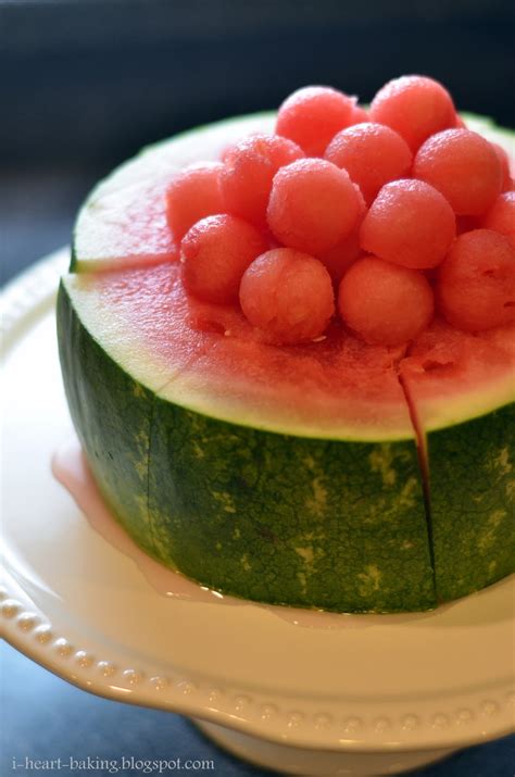 I Heart Baking Watermelon Cake