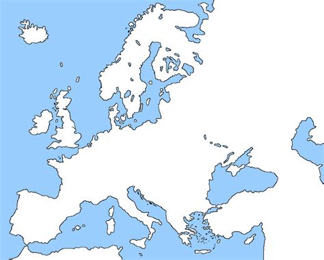 Blank Map Of Europe Posted By Samantha Peltier
