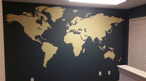 Large World Map Wall Decal Wallboss Wall Stickers Wall Art Stickers