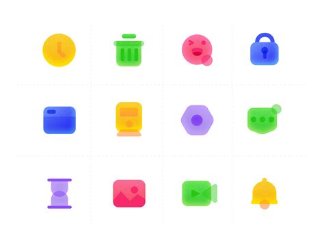 Colorful Icons By Devil Felton On Dribbble