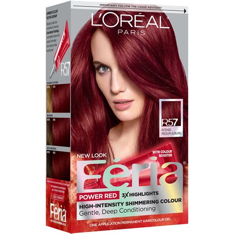 Loreal Paris Feria Permanent Hair Color R57 Cherry Crush Intense