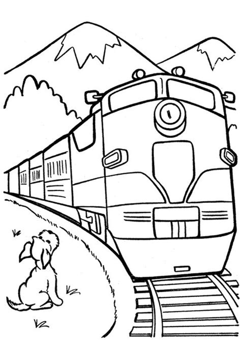 Free And Easy To Print Train Coloring Pages Train Coloring Pages Train