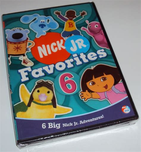 Nick Jr. Favorites Vol. 6 Six Nickelodeon (DVD NEW) Blue's Clues, Dora