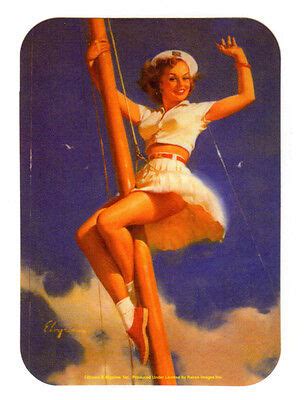 Gil Elvgren S Vintage Pin Up Girl Model Art Cheesecake Glossy