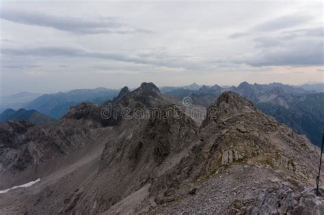 Spiky Peaks Of The Mountain Range Stock Photo Image Of Hiking Mount