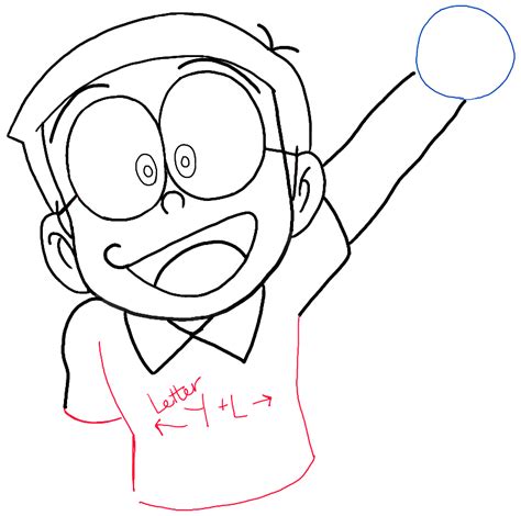 How To Draw Nobita Nobi From Doraemon With Easy Drawing Tutorial How