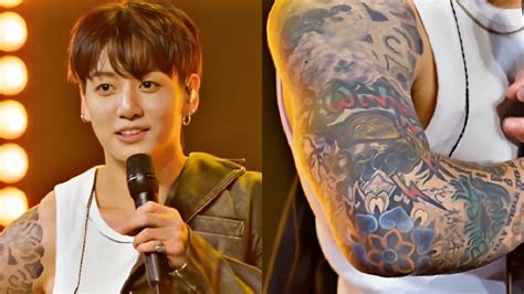 Bts Jungkook Flexes His Tattoo Sleeve And Explains The Meaning Behind